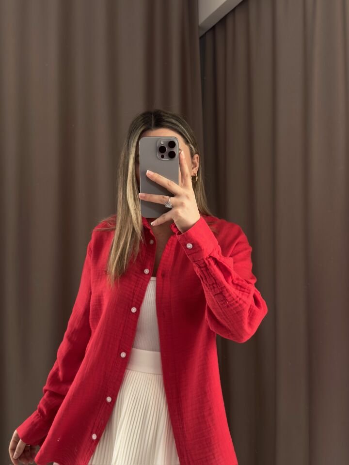 Orijinal beymen clup %100 pamuklu gömlek Nar çiçeği renk