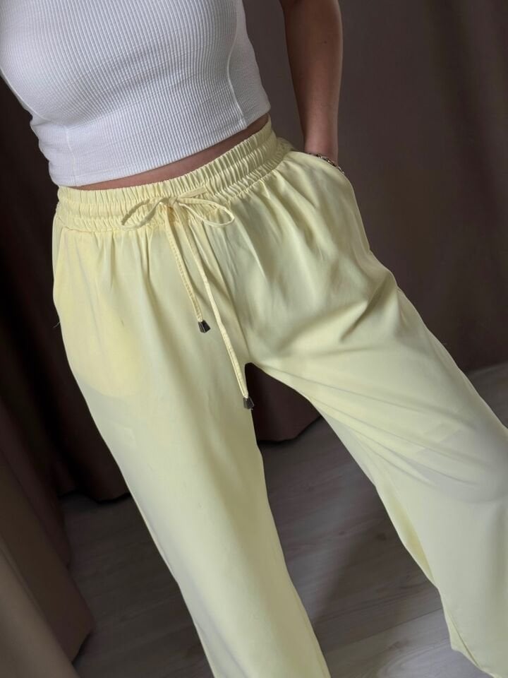 Beli Lastikli  Pantolon