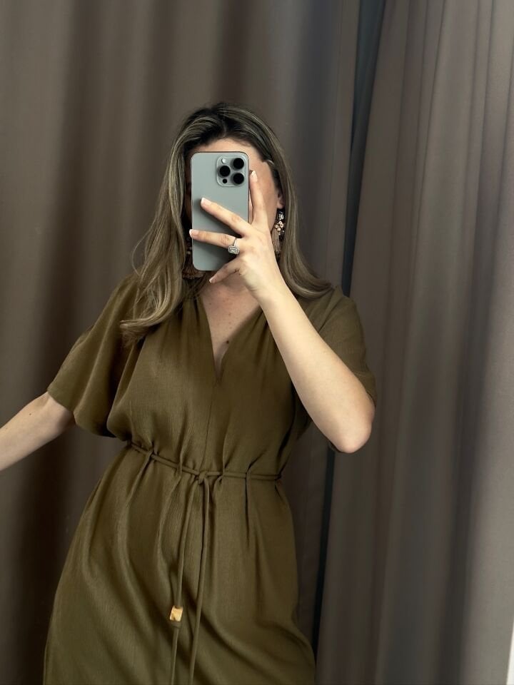 Zara Boncuk Detaylı Dokulu Elbise