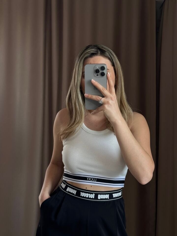 Black & White Şerit Detaylı İnce Yazlık Takım