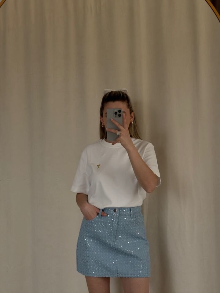 Pullu Kot Etek